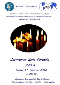 Cerimonia candele 2016